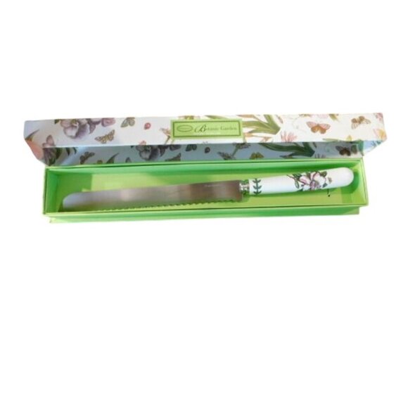 Port Meirion Botanic Garden Bread Knife W/ Org box - Picture 1 of 3